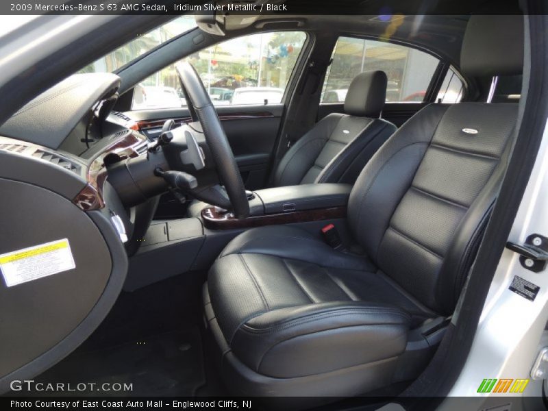 Iridium Silver Metallic / Black 2009 Mercedes-Benz S 63 AMG Sedan