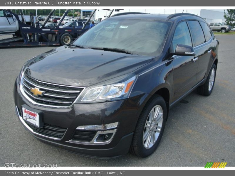 Tungsten Metallic / Ebony 2013 Chevrolet Traverse LT