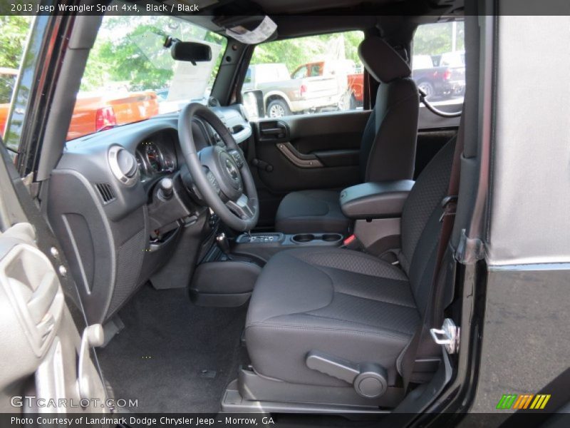 Black / Black 2013 Jeep Wrangler Sport 4x4