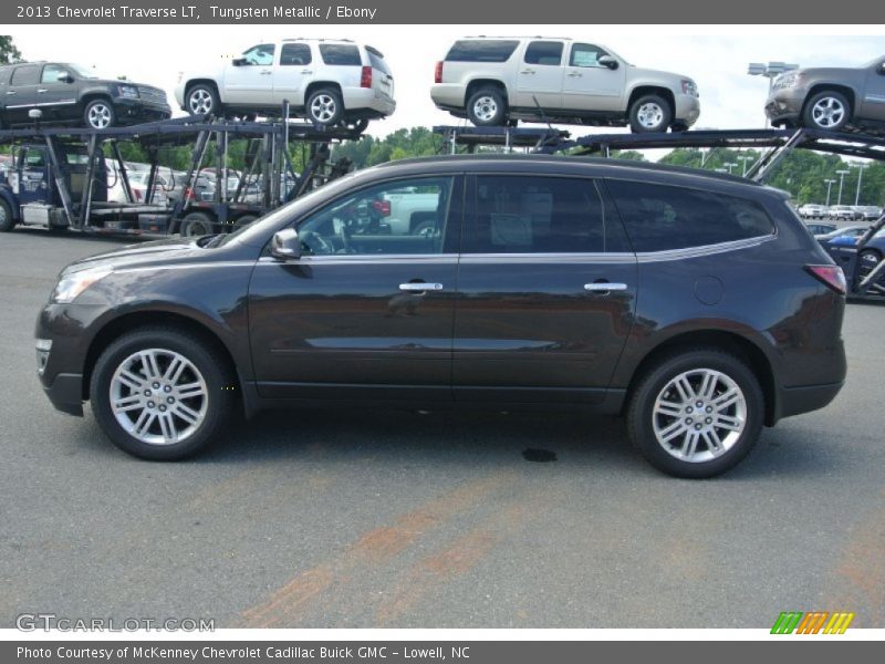 Tungsten Metallic / Ebony 2013 Chevrolet Traverse LT