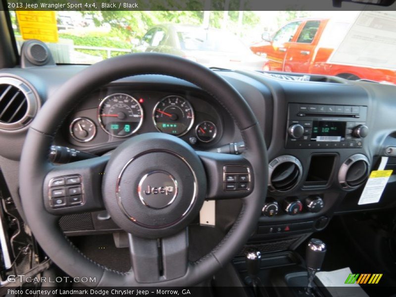 Black / Black 2013 Jeep Wrangler Sport 4x4