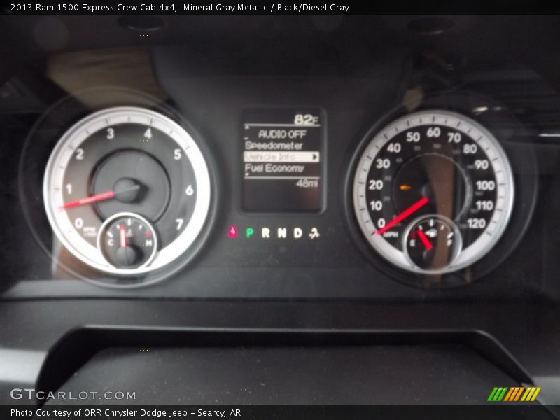 Mineral Gray Metallic / Black/Diesel Gray 2013 Ram 1500 Express Crew Cab 4x4