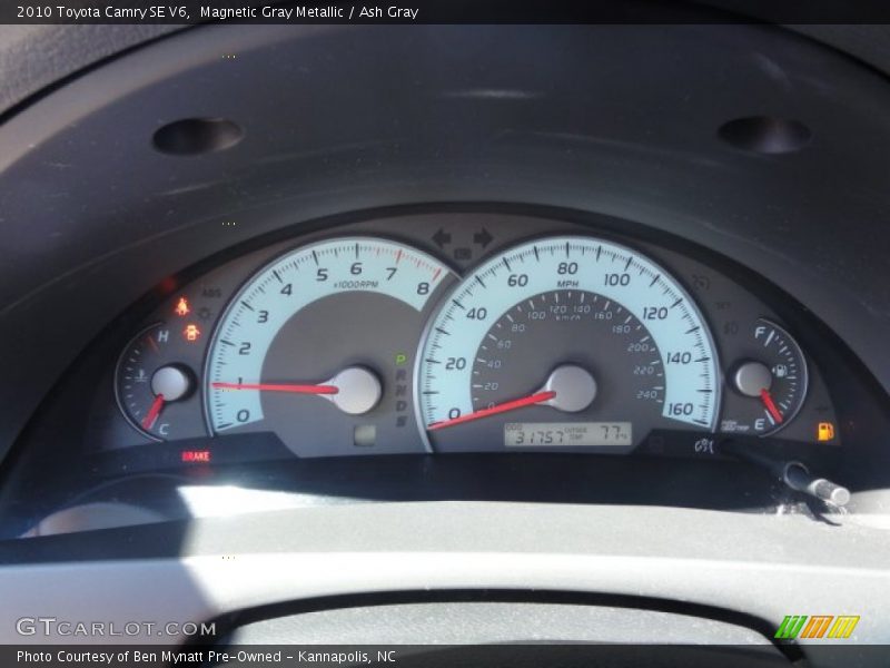 Magnetic Gray Metallic / Ash Gray 2010 Toyota Camry SE V6