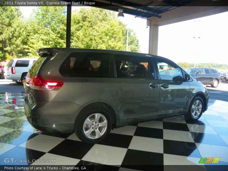 Cypress Green Pearl / Bisque 2011 Toyota Sienna V6