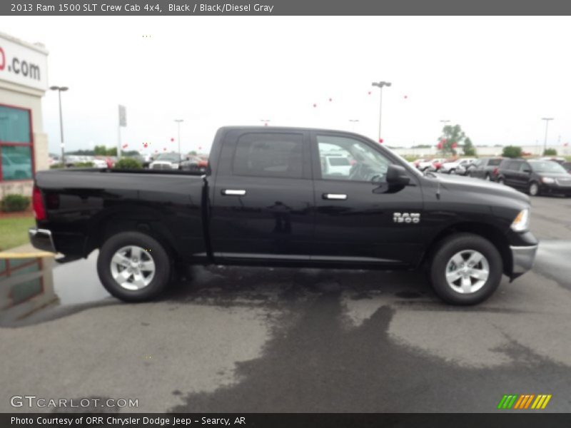 Black / Black/Diesel Gray 2013 Ram 1500 SLT Crew Cab 4x4