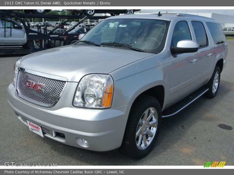 Quicksilver Metallic / Ebony 2013 GMC Yukon XL Denali AWD