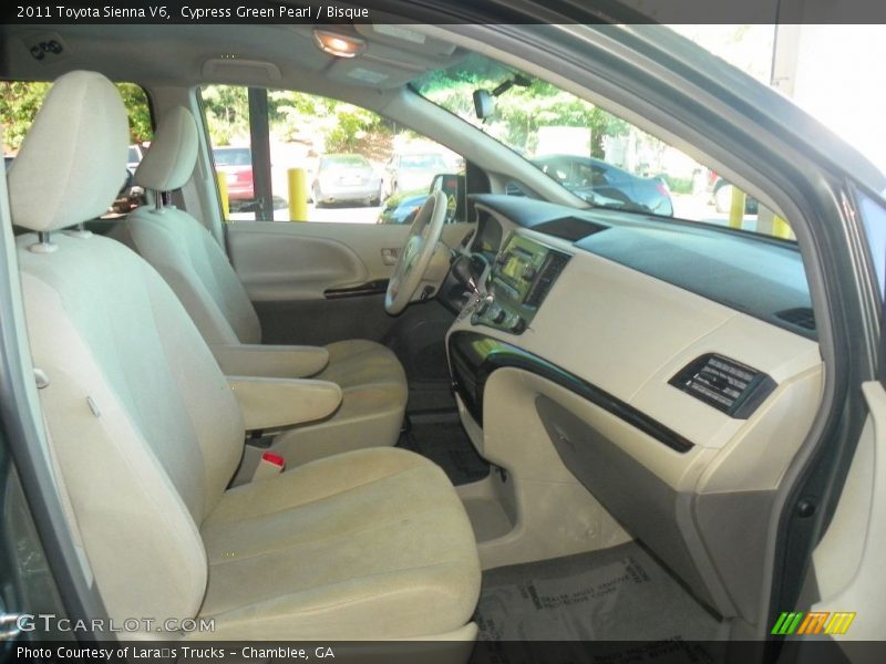 Cypress Green Pearl / Bisque 2011 Toyota Sienna V6