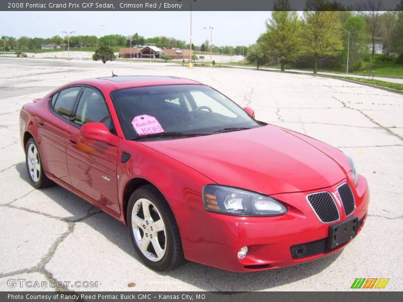 Crimson Red / Ebony 2008 Pontiac Grand Prix GXP Sedan