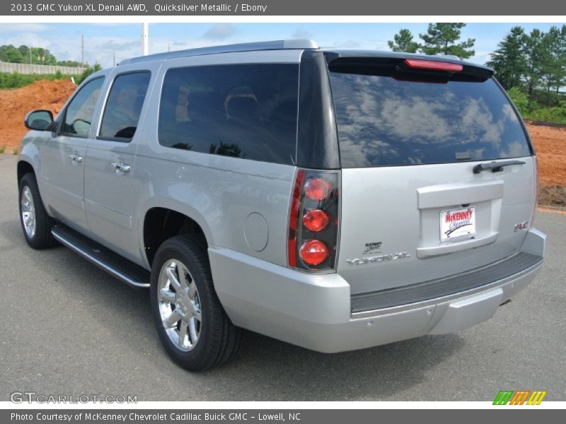 Quicksilver Metallic / Ebony 2013 GMC Yukon XL Denali AWD