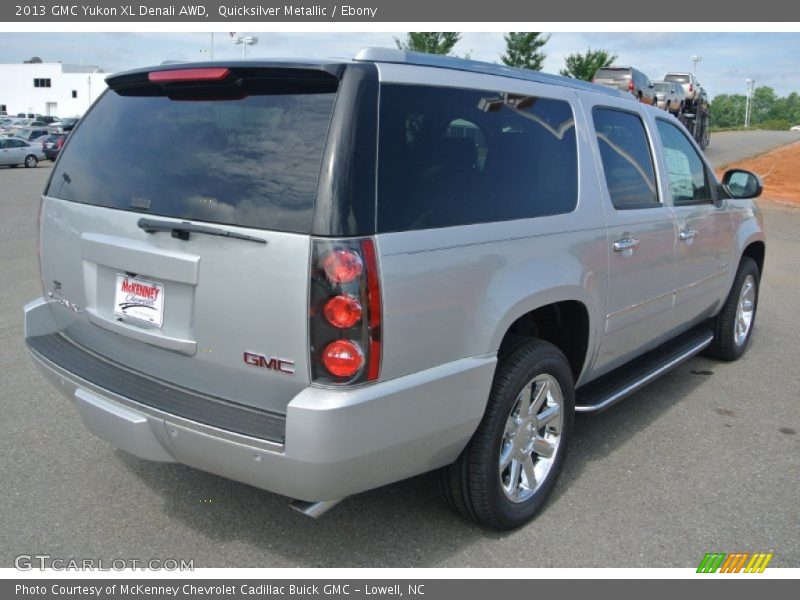 Quicksilver Metallic / Ebony 2013 GMC Yukon XL Denali AWD