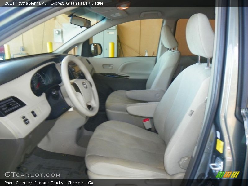 Cypress Green Pearl / Bisque 2011 Toyota Sienna V6