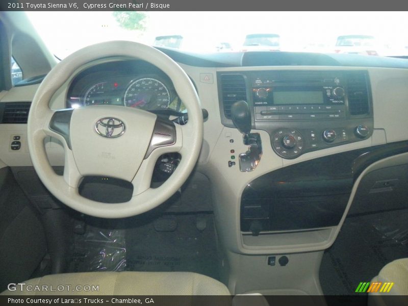Cypress Green Pearl / Bisque 2011 Toyota Sienna V6