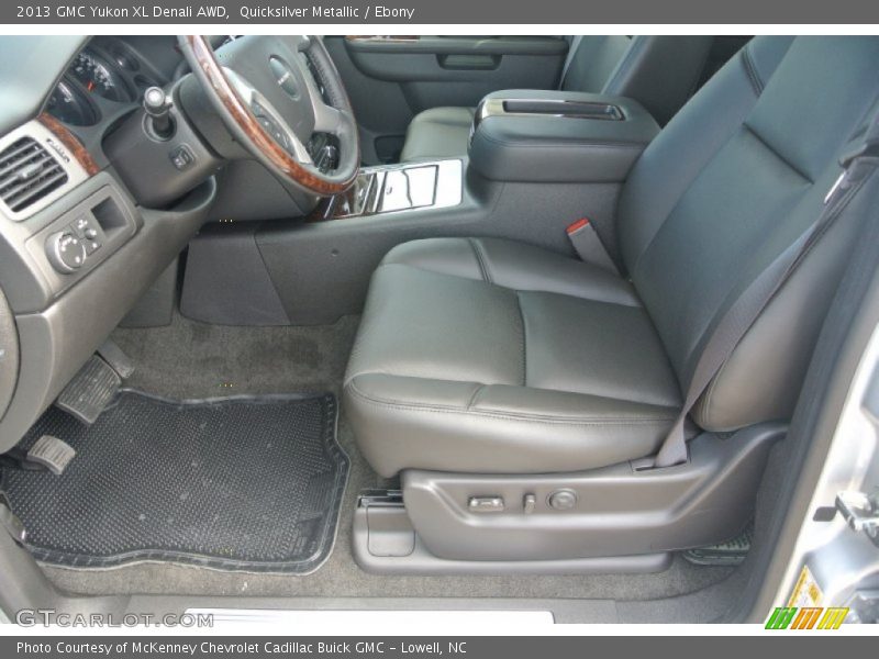 Quicksilver Metallic / Ebony 2013 GMC Yukon XL Denali AWD