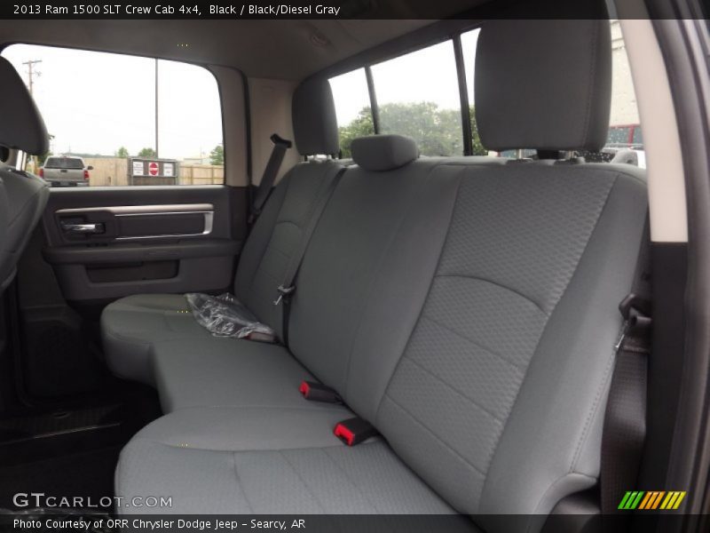 Black / Black/Diesel Gray 2013 Ram 1500 SLT Crew Cab 4x4