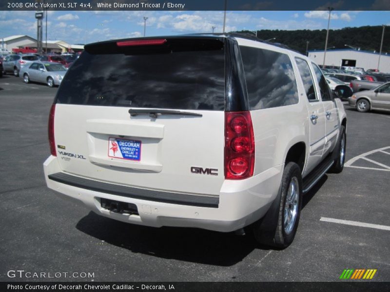 White Diamond Tricoat / Ebony 2008 GMC Yukon XL SLT 4x4