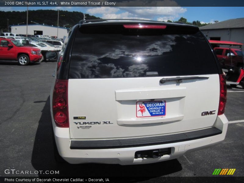 White Diamond Tricoat / Ebony 2008 GMC Yukon XL SLT 4x4