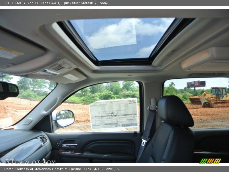 Quicksilver Metallic / Ebony 2013 GMC Yukon XL Denali AWD