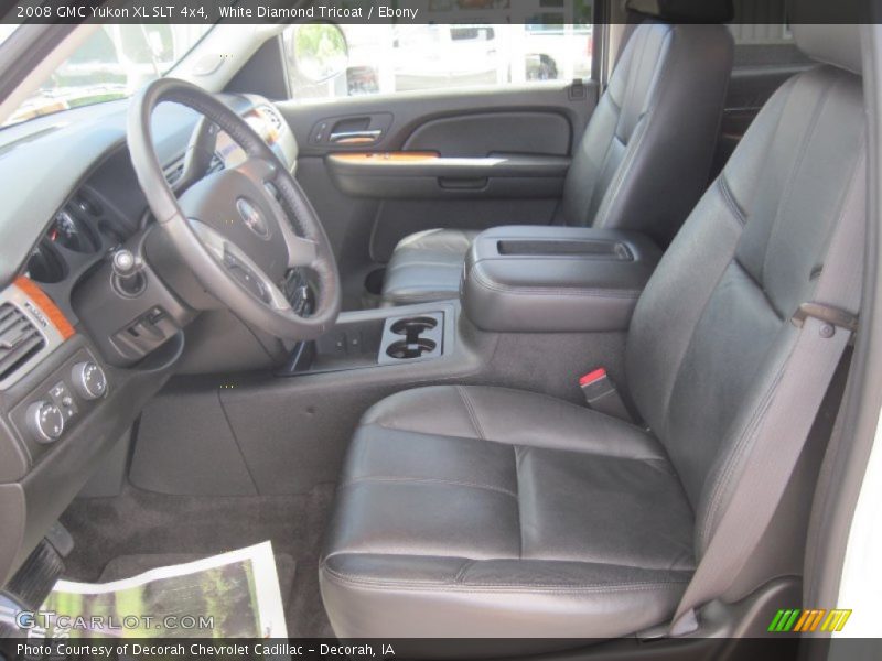 White Diamond Tricoat / Ebony 2008 GMC Yukon XL SLT 4x4