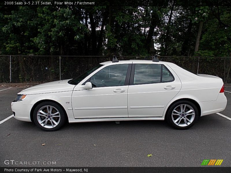 Polar White / Parchment 2008 Saab 9-5 2.3T Sedan