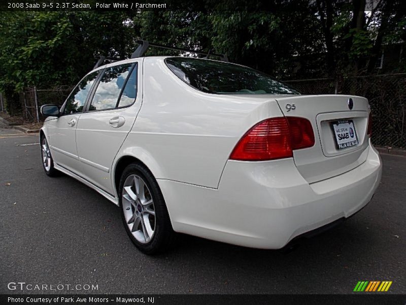 Polar White / Parchment 2008 Saab 9-5 2.3T Sedan