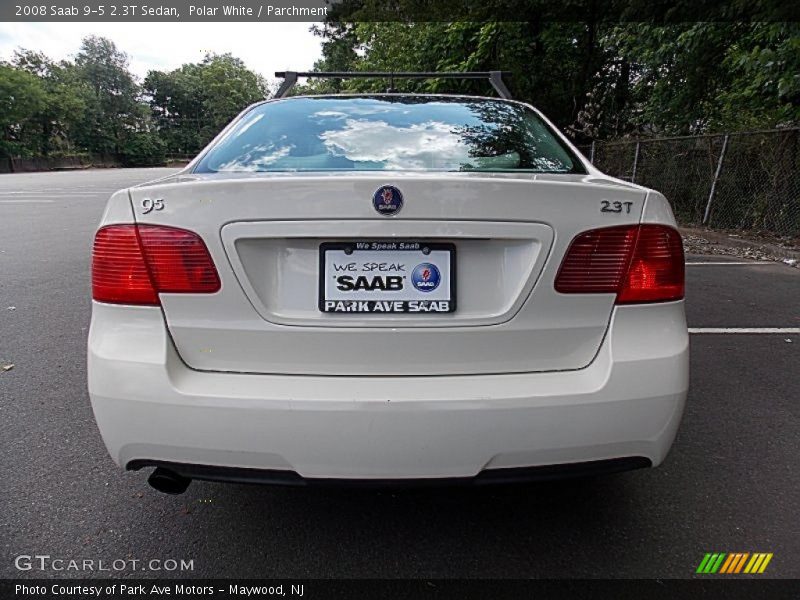 Polar White / Parchment 2008 Saab 9-5 2.3T Sedan