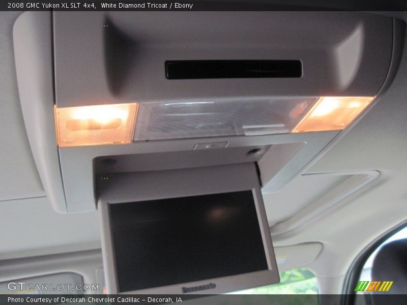 White Diamond Tricoat / Ebony 2008 GMC Yukon XL SLT 4x4