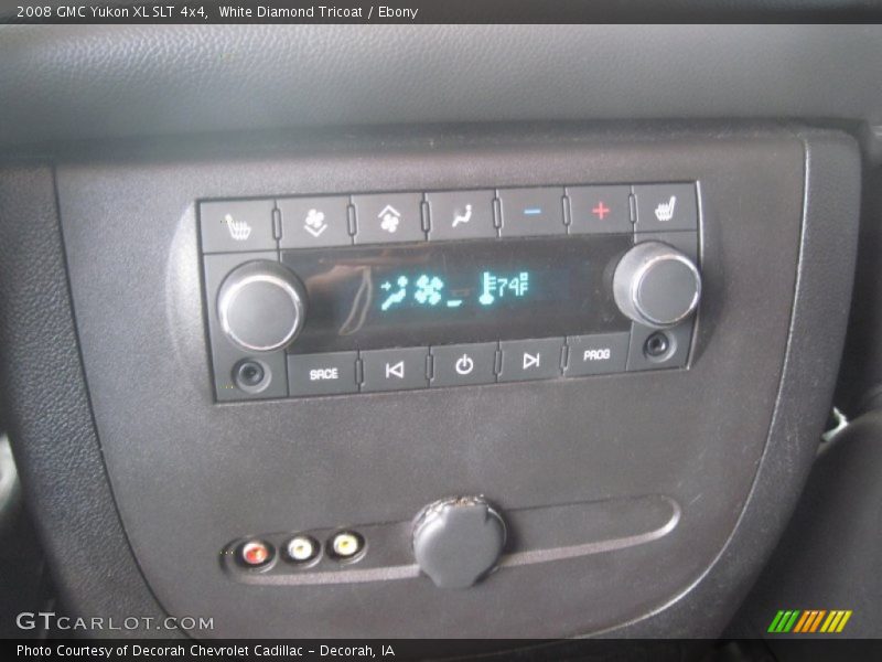 White Diamond Tricoat / Ebony 2008 GMC Yukon XL SLT 4x4