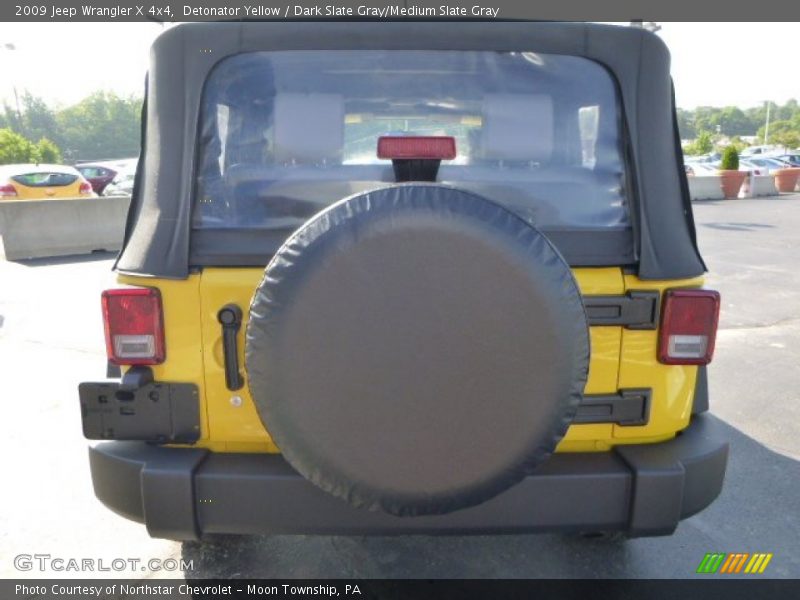 Detonator Yellow / Dark Slate Gray/Medium Slate Gray 2009 Jeep Wrangler X 4x4