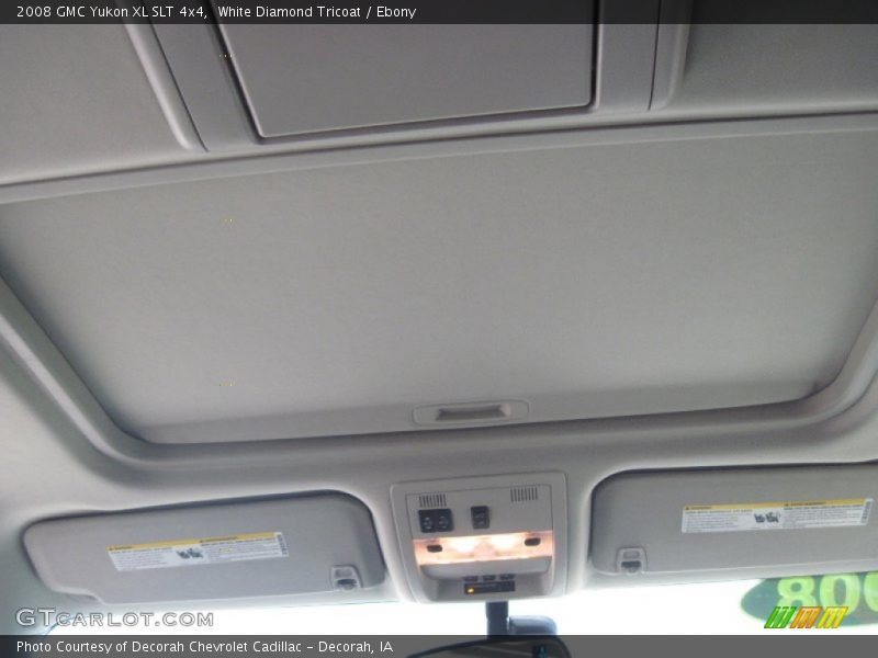 White Diamond Tricoat / Ebony 2008 GMC Yukon XL SLT 4x4