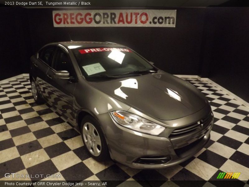 Tungsten Metallic / Black 2013 Dodge Dart SE