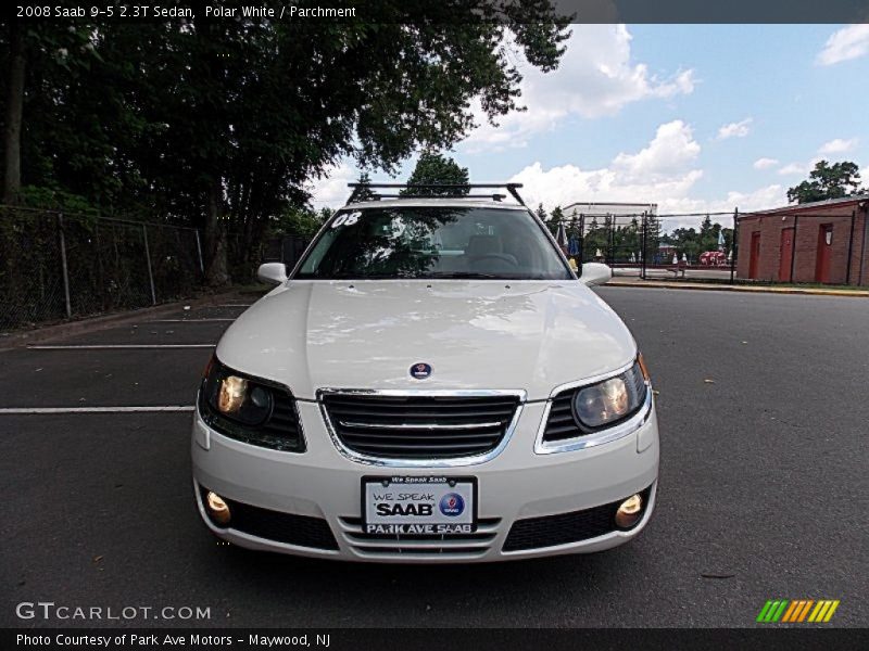 Polar White / Parchment 2008 Saab 9-5 2.3T Sedan