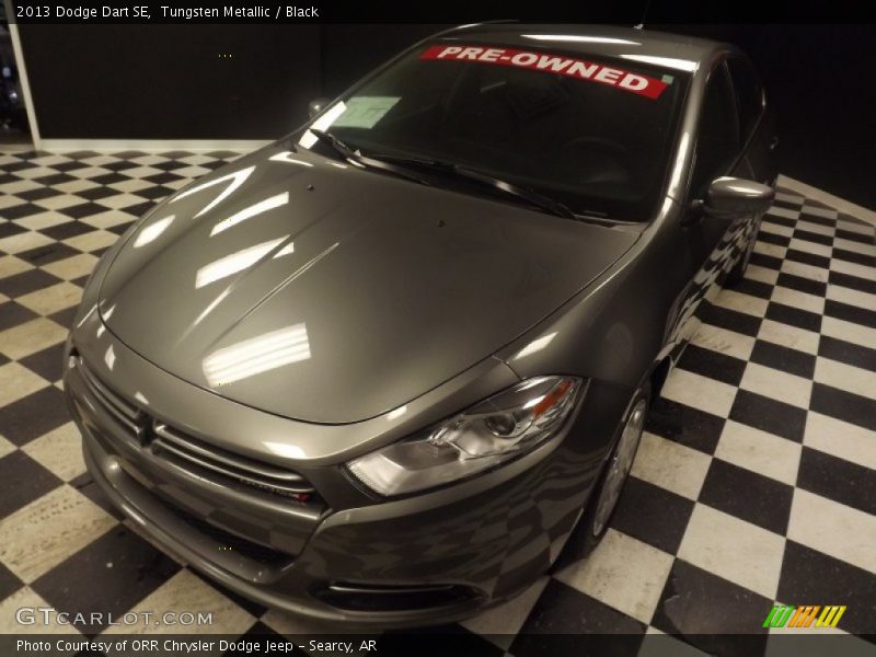 Tungsten Metallic / Black 2013 Dodge Dart SE