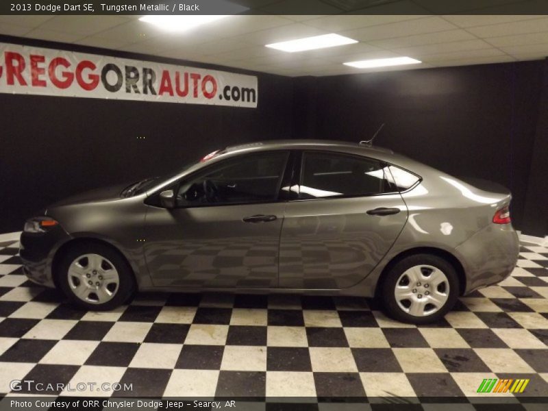 Tungsten Metallic / Black 2013 Dodge Dart SE