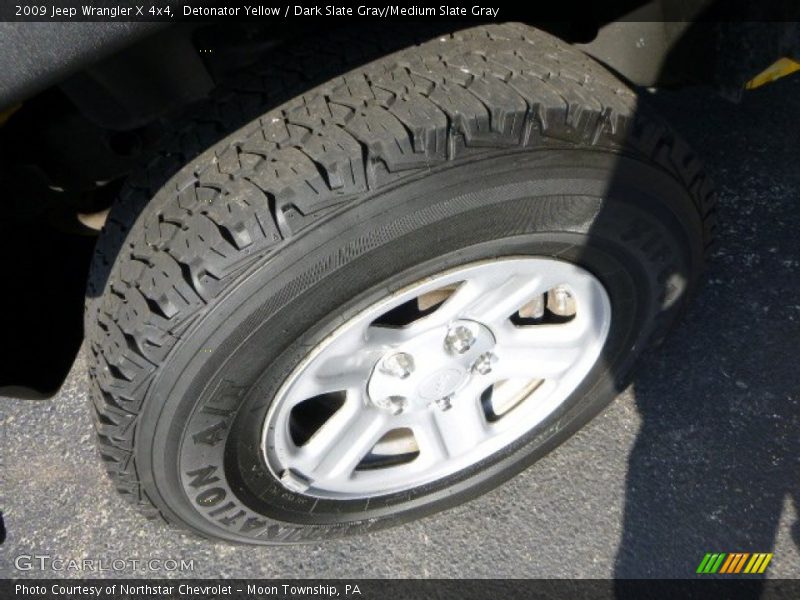 Detonator Yellow / Dark Slate Gray/Medium Slate Gray 2009 Jeep Wrangler X 4x4