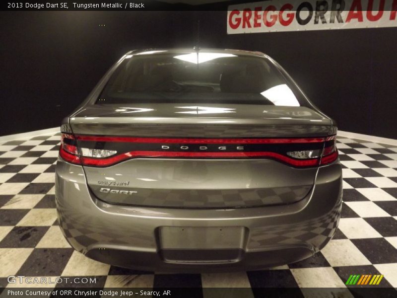 Tungsten Metallic / Black 2013 Dodge Dart SE