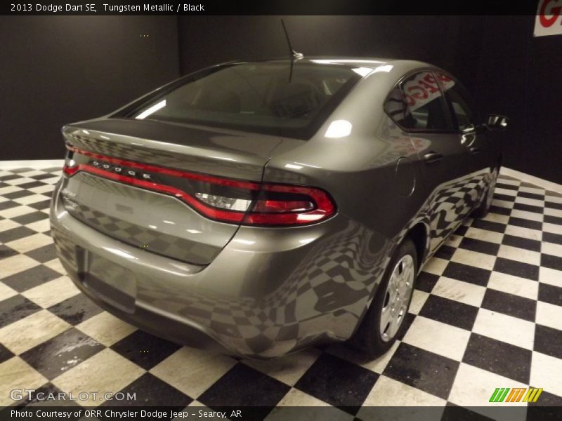 Tungsten Metallic / Black 2013 Dodge Dart SE