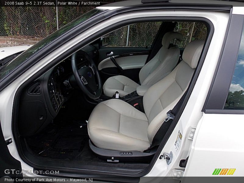 Polar White / Parchment 2008 Saab 9-5 2.3T Sedan