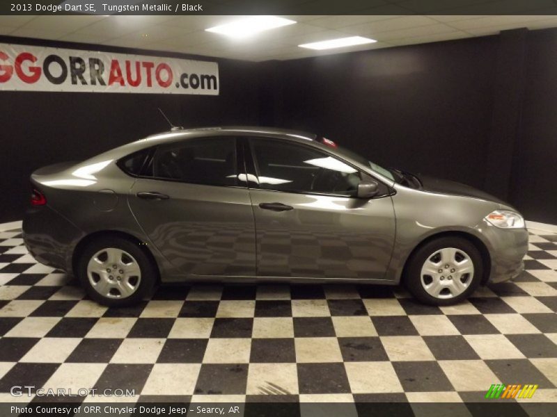 Tungsten Metallic / Black 2013 Dodge Dart SE