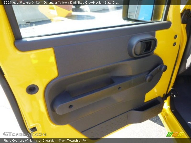 Detonator Yellow / Dark Slate Gray/Medium Slate Gray 2009 Jeep Wrangler X 4x4