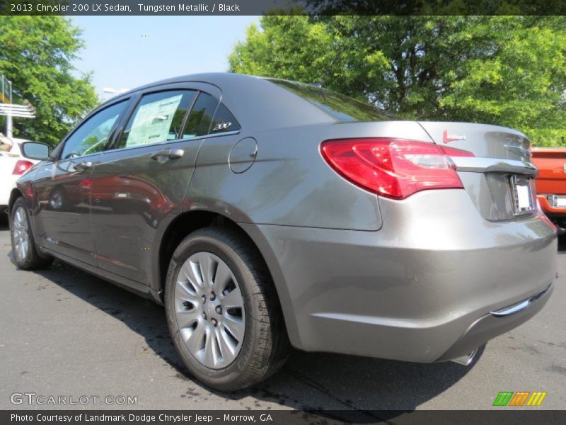 Tungsten Metallic / Black 2013 Chrysler 200 LX Sedan