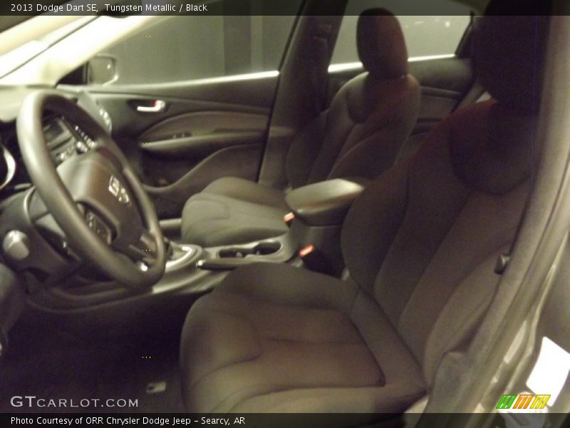 Tungsten Metallic / Black 2013 Dodge Dart SE