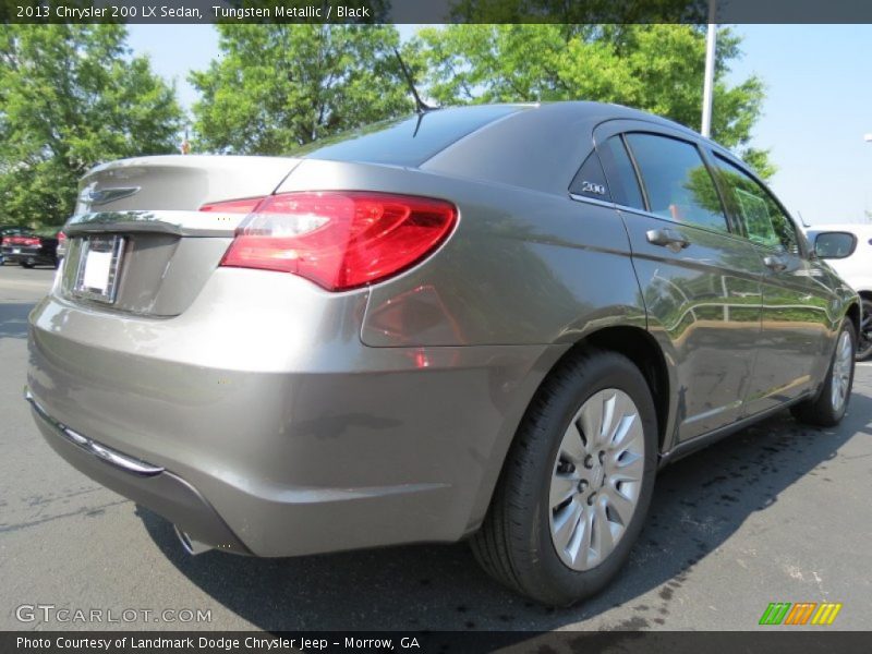Tungsten Metallic / Black 2013 Chrysler 200 LX Sedan