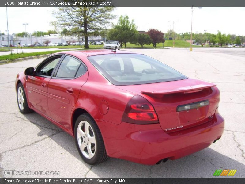 Crimson Red / Ebony 2008 Pontiac Grand Prix GXP Sedan