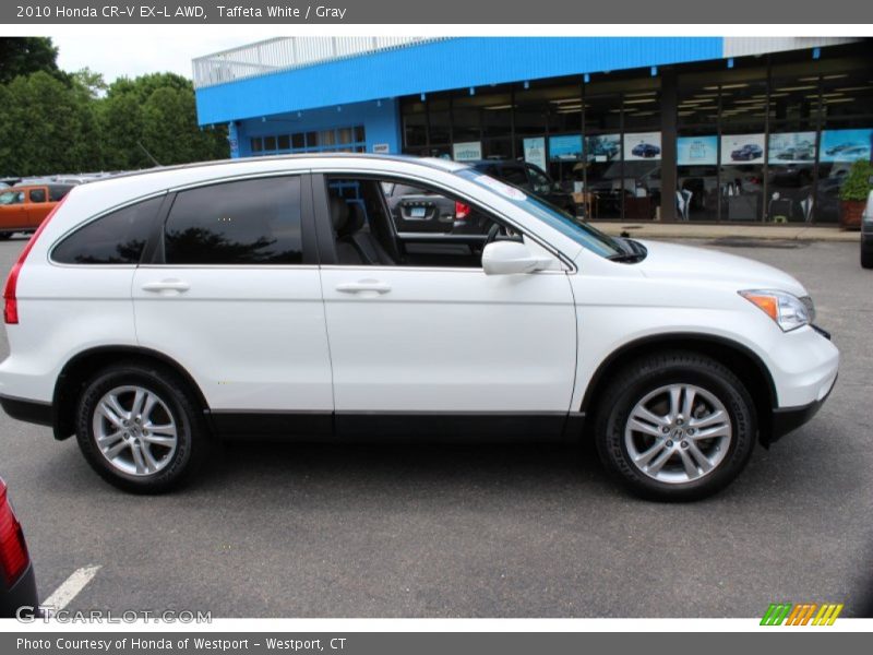 Taffeta White / Gray 2010 Honda CR-V EX-L AWD