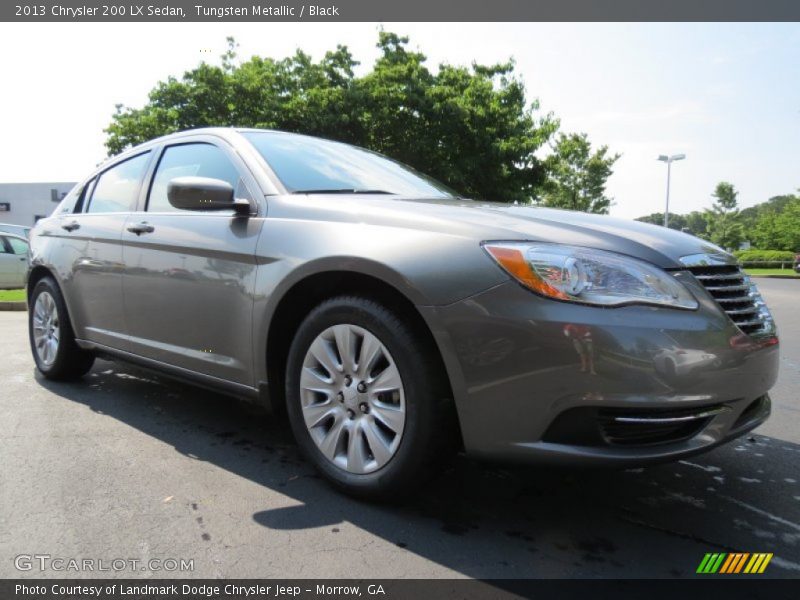 Tungsten Metallic / Black 2013 Chrysler 200 LX Sedan