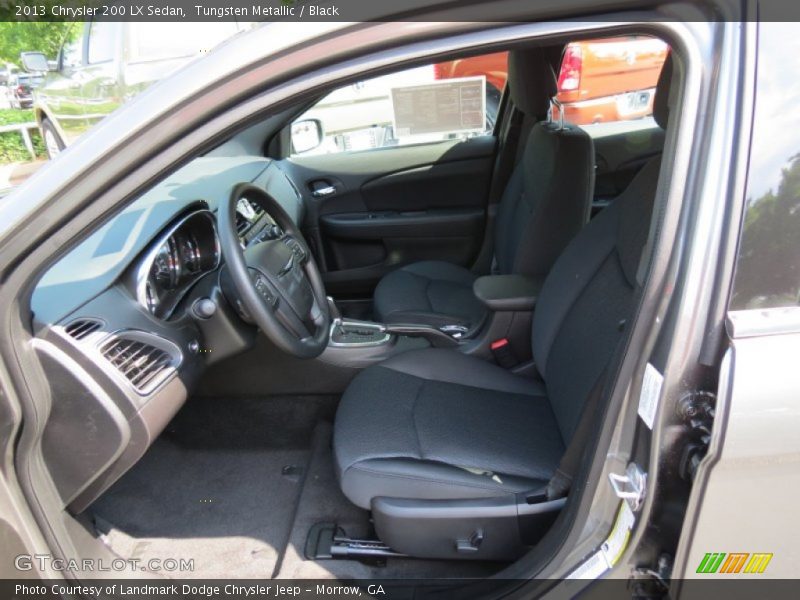Tungsten Metallic / Black 2013 Chrysler 200 LX Sedan