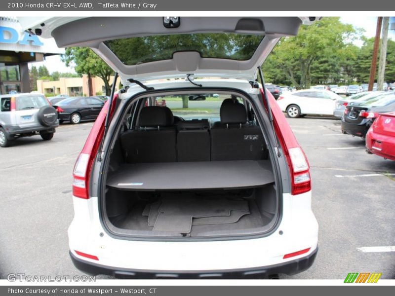 Taffeta White / Gray 2010 Honda CR-V EX-L AWD