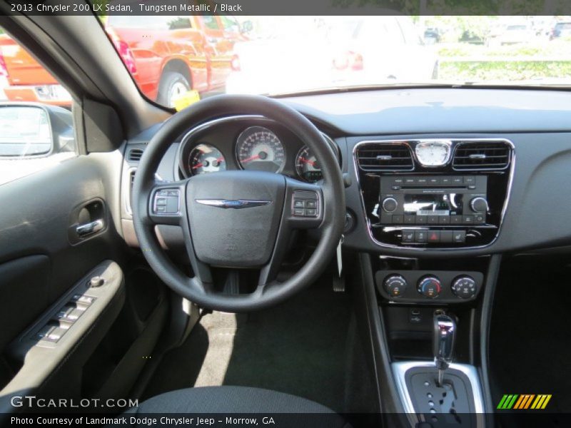 Tungsten Metallic / Black 2013 Chrysler 200 LX Sedan
