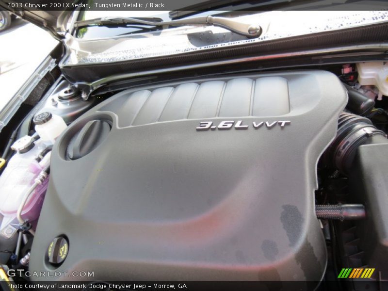 Tungsten Metallic / Black 2013 Chrysler 200 LX Sedan