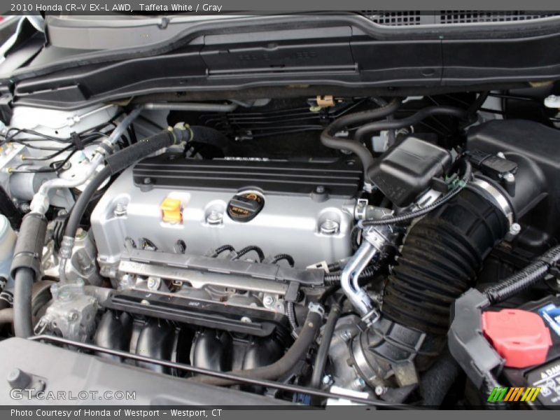 Taffeta White / Gray 2010 Honda CR-V EX-L AWD